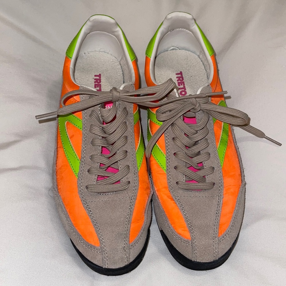 Tretorn Anthropologie neon tennis shoes size 8.5
